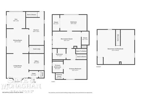 Floorplan - 845 Neff, Grosse Pointe, MI 48230 photo 2 of 4