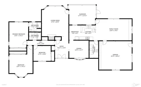 Floorplan - 7855 Comanche, Temperance, MI 48182 photo 1 of 1