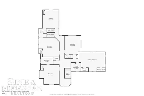 Floorplan - 808 Berkshire, Grosse Pointe, MI 48230 photo 2 of 6