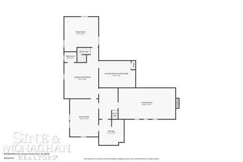 Floorplan - 808 Berkshire, Grosse Pointe, MI 48230 photo 3 of 6