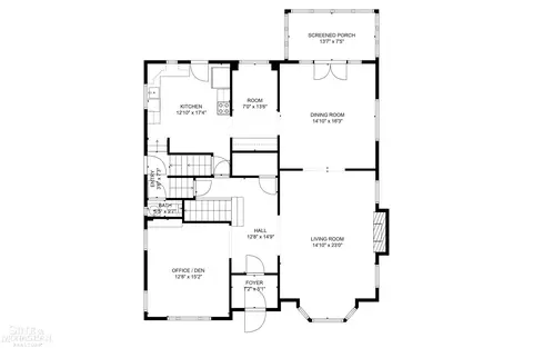 Floorplan - 1363 Yorkshire, Grosse Pointe Park, MI 48230 photo 1 of 5