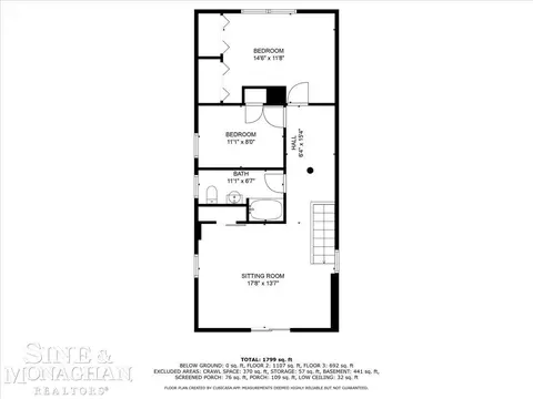 Floorplan - 1423 St Clair Riv, Algonac, MI 48001 photo 3 of 4