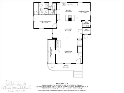 Floorplan - 1423 St Clair Riv, Algonac, MI 48001 photo 2 of 4