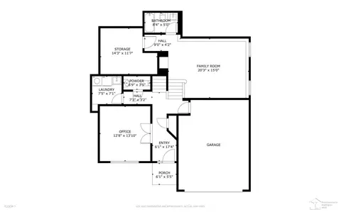 Floorplan - 6867 Stratham, Temperance, MI 48182 photo 1 of 3