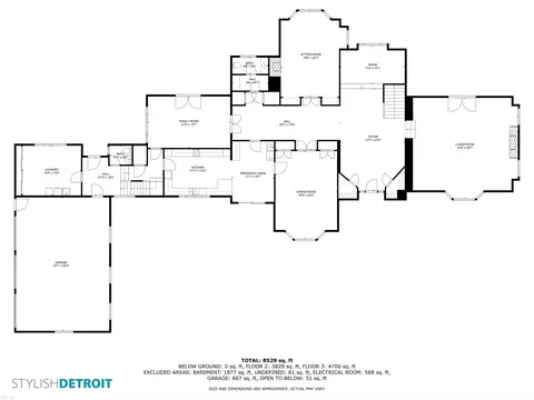 Floorplan - 382 Provencal, Grosse Pointe Farms, MI 48236 photo 1 of 4