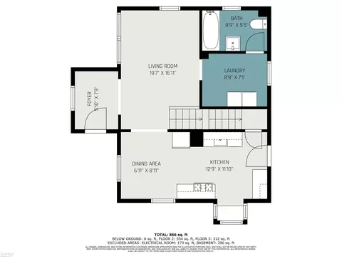 Floorplan - 103 E John, Durand, MI 48429 photo 1 of 3
