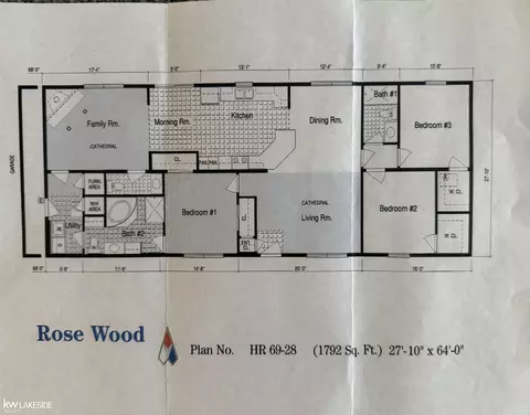 Floorplan - 232 Weitzel, Bad Axe, MI 48413 photo 1 of 1