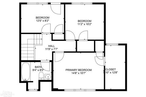 Floorplan - 734 Neff, Grosse Pointe, MI 48230 photo 2 of 4