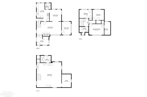 Floorplan - 734 Neff, Grosse Pointe, MI 48230 photo 4 of 4