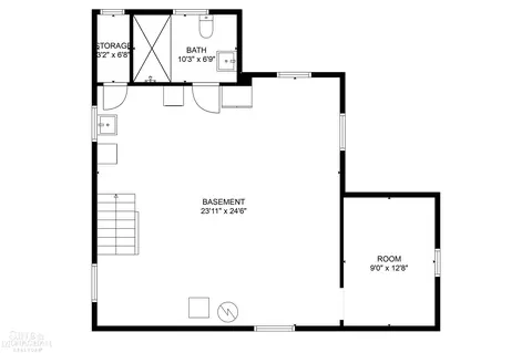 Floorplan - 734 Neff, Grosse Pointe, MI 48230 photo 3 of 4