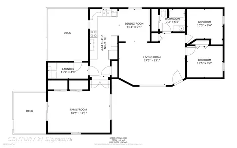Floorplan - 7035 Coldwater, Flushing, MI 48433 photo 1 of 1