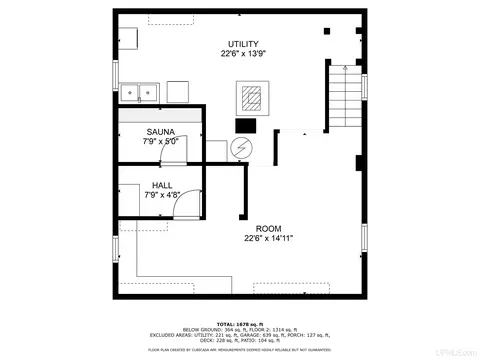 Floorplan - 810 Bedell, Wakefield, MI 49968 photo 2 of 3