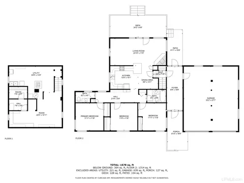 Floorplan - 810 Bedell, Wakefield, MI 49968 photo 3 of 3