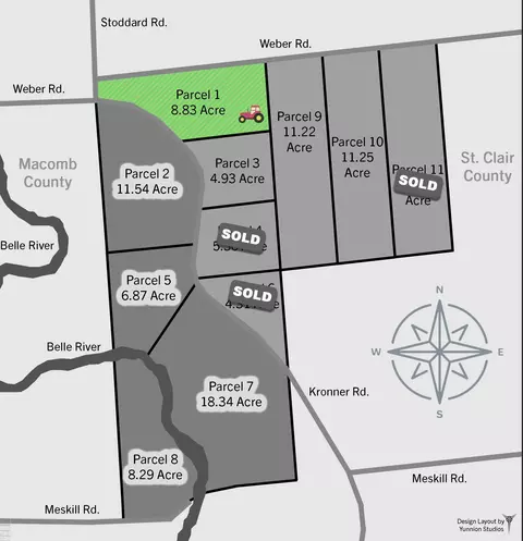 00 Weber Rd 4001-001 Parcel 1, Columbus, MI 48063