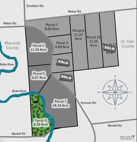 00 Meskill Rd 4001 - 070 Parcel 8 1001-000, Columbus, MI 48063