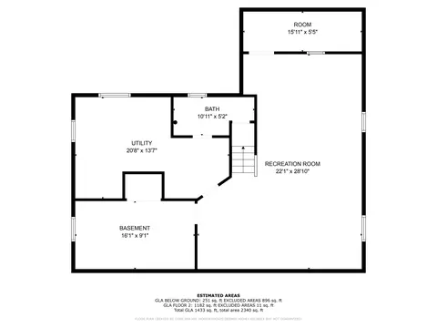 Floorplan - 14020 Bade, Warren, MI 48088 photo 2 of 3