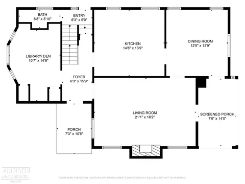 Floorplan - 1336 Audubon, Grosse Pointe, MI 48230 photo 1 of 4