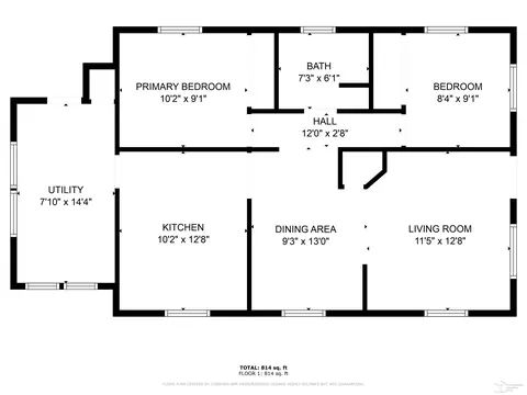 Floorplan - 1111 Adams, Monroe, MI 48161 photo 1 of 1