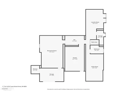 Floorplan - 31 Beverly, Grosse Pointe Farms, MI 48236 photo 1 of 3