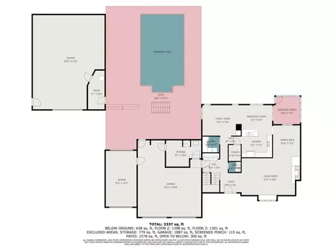 Floorplan - 617 Riverview, Gladwin, MI 48624 photo 1 of 3