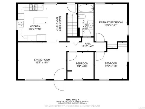 Floorplan - 1006 Willow, Tecumseh, MI 49286 photo 1 of 3