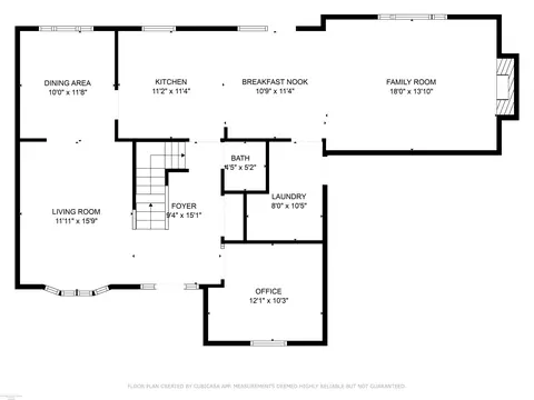 Floorplan - 18160 Parkridge, Riverview, MI 48193 photo 1 of 3