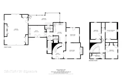 Floorplan - 624 Deland, Flushing, MI 48433 photo 1 of 3