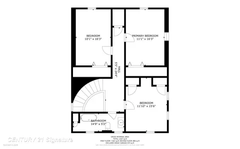 Floorplan - 624 Deland, Flushing, MI 48433 photo 3 of 3