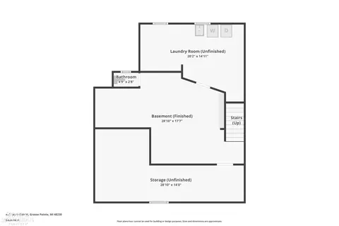 Floorplan - 498 Saint Clair, Grosse Pointe, MI 48230 photo 4 of 5
