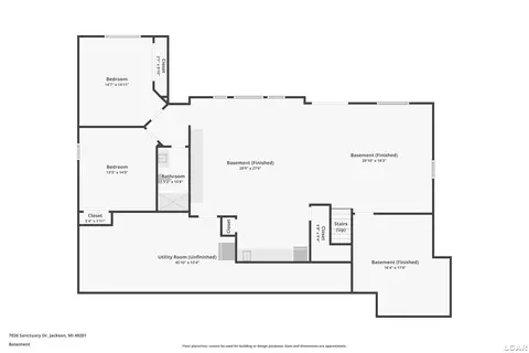 Floorplan - 7026 Sanctuary, Jackson, MI 49201 photo 2 of 2