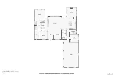 Floorplan - 7026 Sanctuary, Jackson, MI 49201 photo 1 of 2