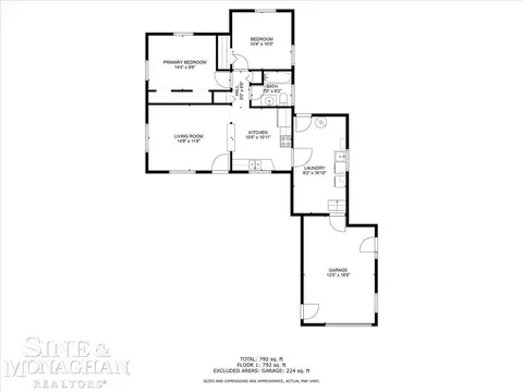 Floorplan - 422 Edgewater, Algonac, MI 48001 photo 1 of 1