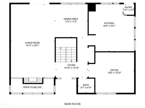 Floorplan - 357 E Frank, Birmingham, MI 48009 photo 1 of 4