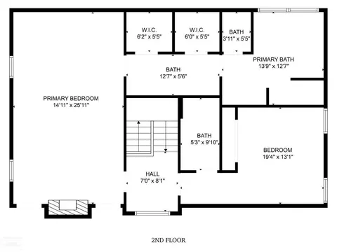 Floorplan - 357 E Frank, Birmingham, MI 48009 photo 2 of 4