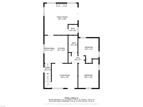Floorplan - 3405 Brandon, Flint, MI 48503 photo 3 of 8