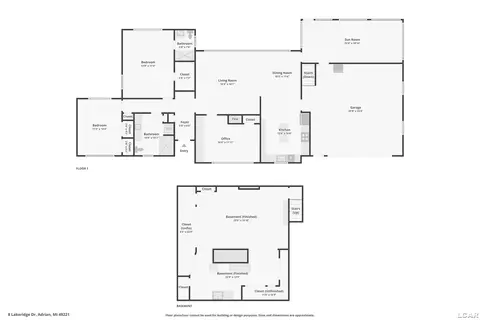 Floorplan - 8 Lakeridge, Adrian, MI 49221 photo 3 of 3