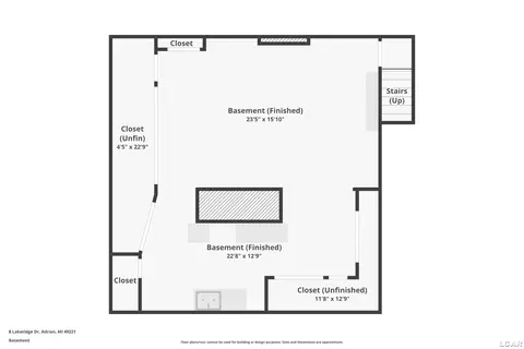 Floorplan - 8 Lakeridge, Adrian, MI 49221 photo 1 of 3