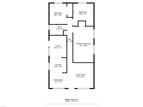 Floorplan - 7036 Maxwell, Warren, MI 48091 photo 1 of 1