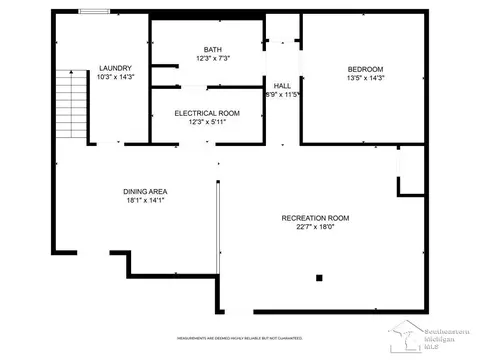 Floorplan - 645 N Roessler, Monroe, MI 48162 photo 2 of 2