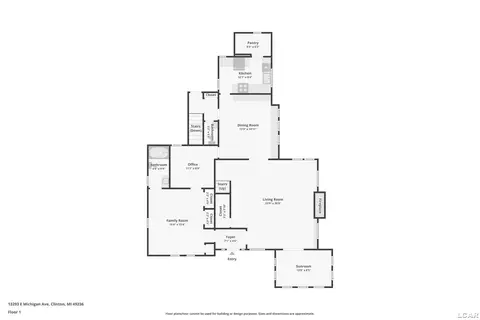 Floorplan - 132 E Michigan, Clinton, MI 49236 photo 2 of 4