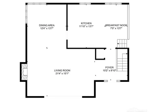 Floorplan - 939 Ballantyne, Grosse Pointe Shores, MI 48236 photo 1 of 3