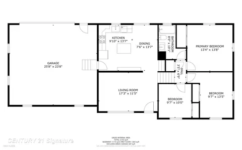 Floorplan - 7385 Gillette, Flushing, MI 48433 photo 1 of 3