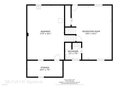 Floorplan - 7385 Gillette, Flushing, MI 48433 photo 3 of 3