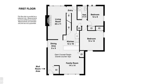 Floorplan - 1433 Harvard, Grosse Pointe, MI 48230 photo 1 of 2