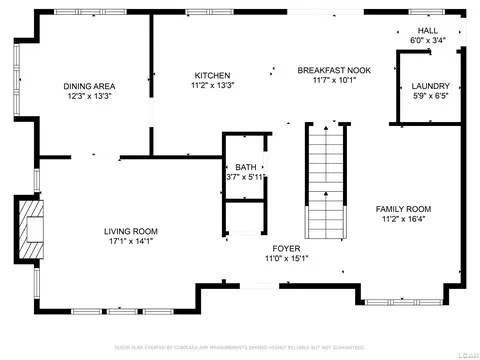 Floorplan - 431 Meadowbrook, Adrian, MI 49221 photo 2 of 4