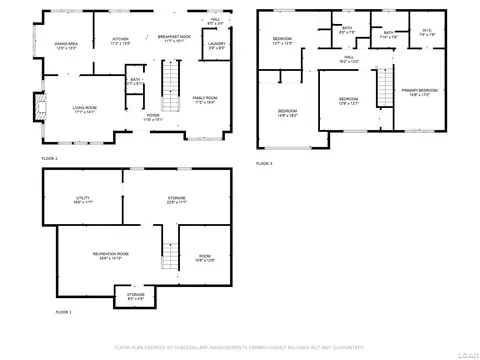 Floorplan - 431 Meadowbrook, Adrian, MI 49221 photo 4 of 4
