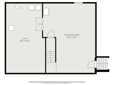 Floorplan - 424 Gale, Ithaca, MI 48847 photo 3 of 3