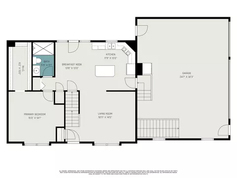 Floorplan - 424 Gale, Ithaca, MI 48847 photo 1 of 3