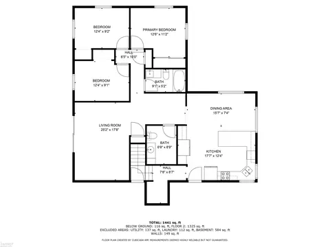 Floorplan - 2284 E Frances, Clio, MI 48420 photo 3 of 6