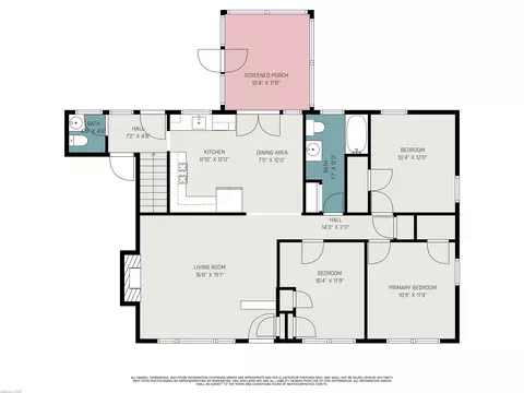 Floorplan - 17844 Stephens, Eastpointe, MI 48021 photo 2 of 2